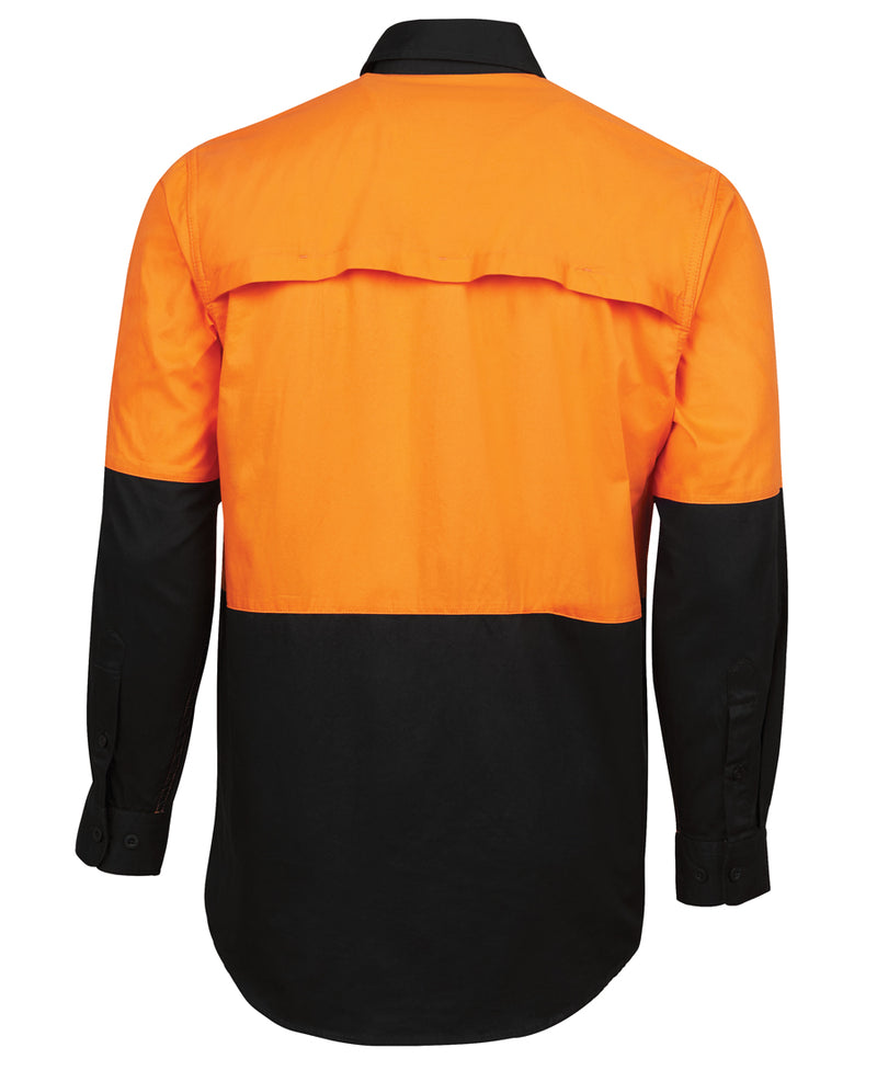 Jb's Wear - Hi Vis L/S 150G Work Shirt - 6HWSL