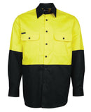 Jb's Wear - Hi Vis L/S 150G Work Shirt - 6HWSL