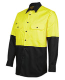 Jb's Wear - Hi Vis L/S 150G Work Shirt - 6HWSL