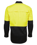 Jb's Wear - Hi Vis L/S 150G Work Shirt - 6HWSL