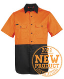 Jb's Wear - Hi Vis S/S 150G Work Shirt - 6HWSS