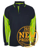 JB's Wear - L/S Street Panel Polo - 6SPPL