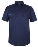 Jb's Wear - S/S Stretch Close Front Work Shirt - 6WKCS