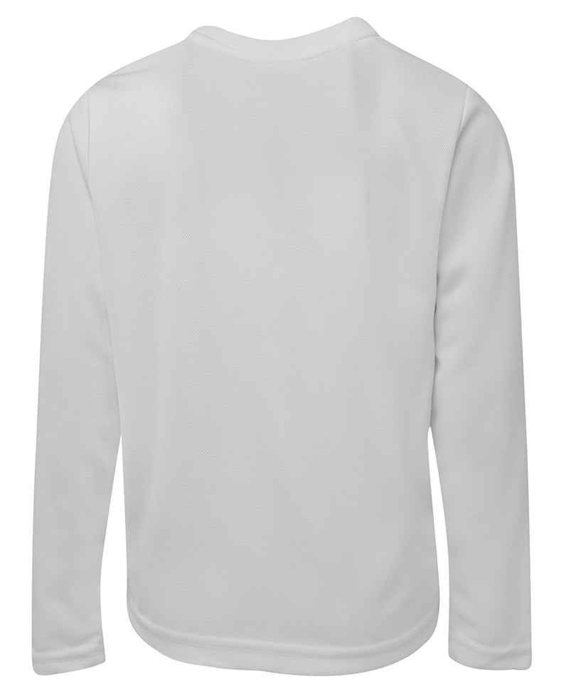 Jb's - Podium Kids L/S Poly Tee Black-7PLFT