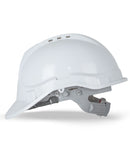 Jb's Wear - Push- Lock Safety Helmet (10 Pack) - 8S001