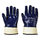 Portwest - A302 - Fully Dipped Nitrile Safety Cuff - (Pack of 12)