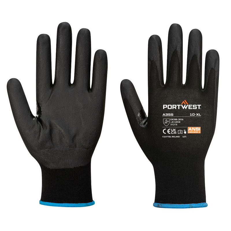Portwest - A355 - NPR15 Nitrile Foam Touchscreen Glove PK12