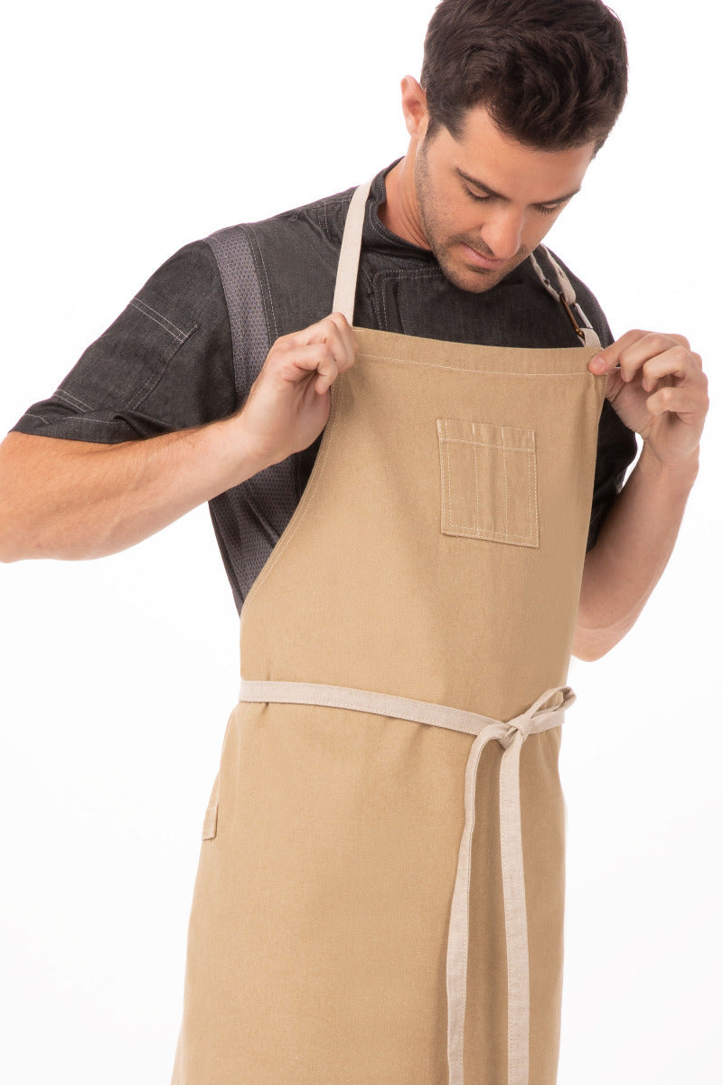 Chef Works - Austin Chefs Bib Apron - ABCCD006