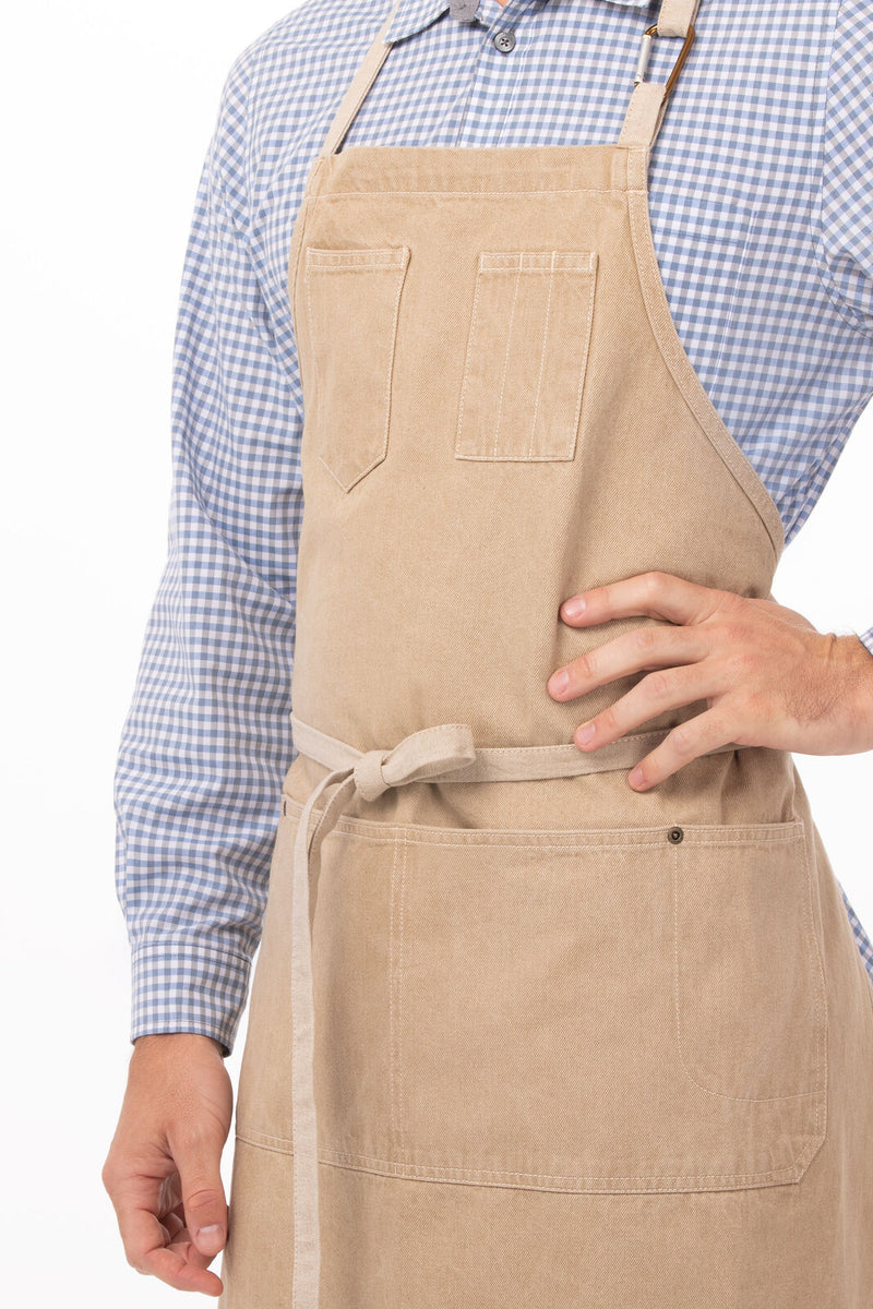 Chef Works - Austin Bib Apron - ABCD056