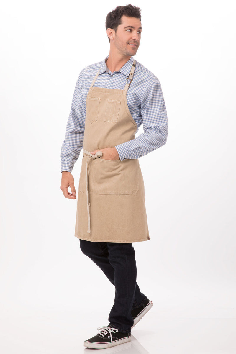 Chef Works - Austin Bib Apron - ABCD056