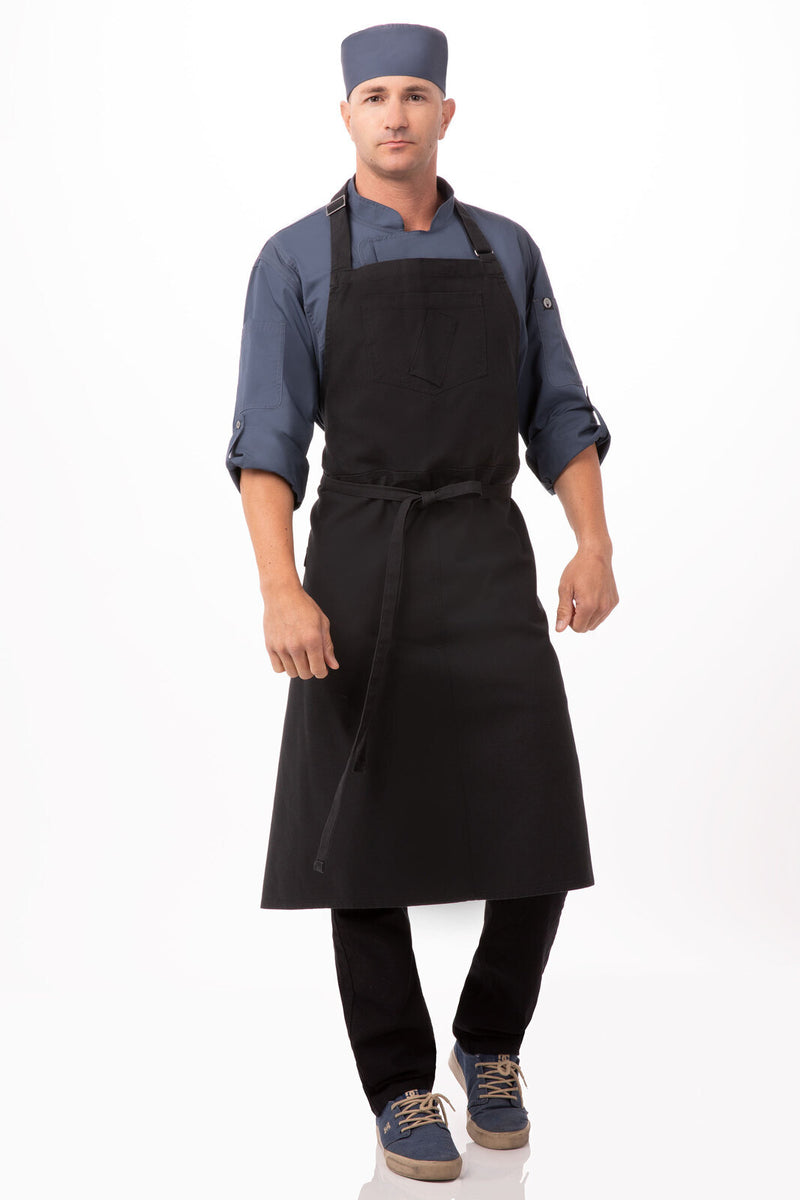 Chef Works - Rockford Chefs Bib Apron - ABCKV003