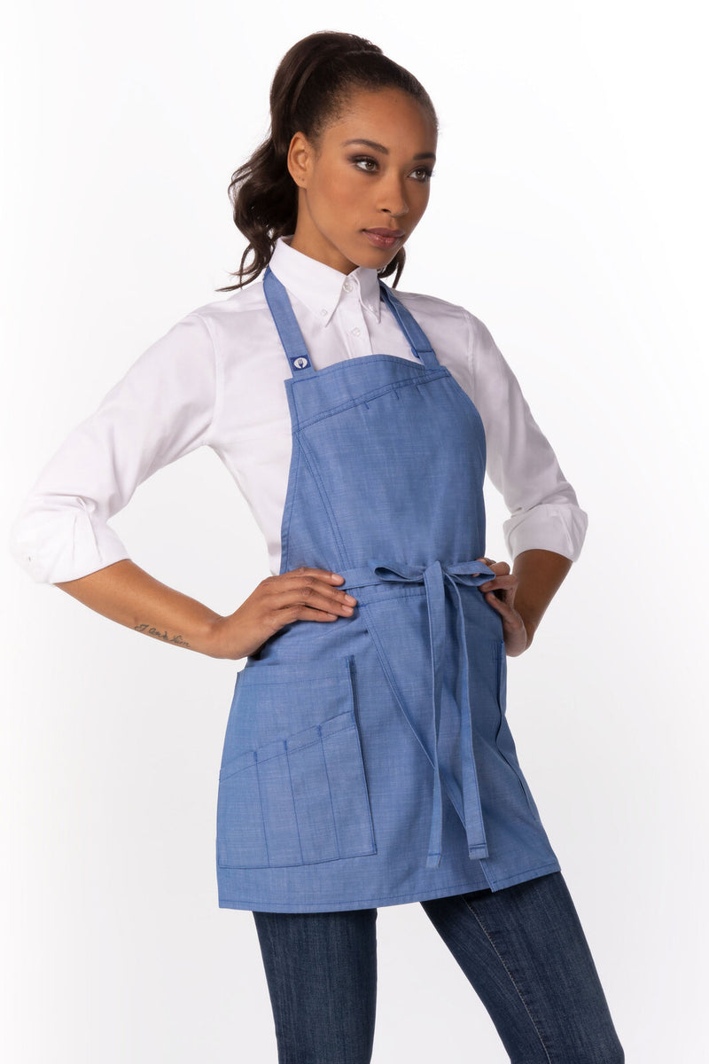 Chef Works - Medford Short Bib Apron - ABN02W