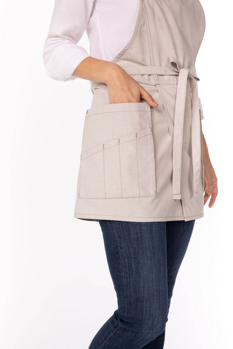 Chef Works - Medford Short Bib Apron - ABN02W