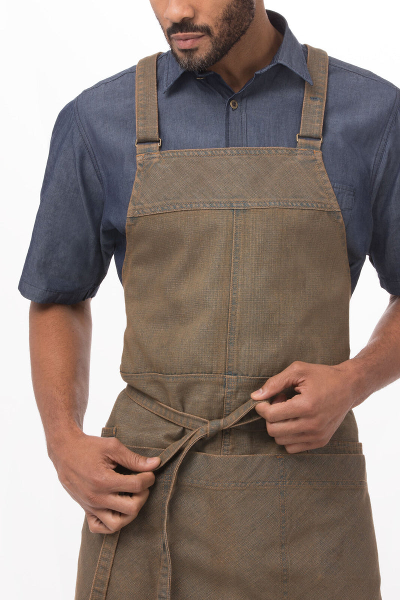 Chef Works - Uptown Cross - Back Bib Apron - ABX01