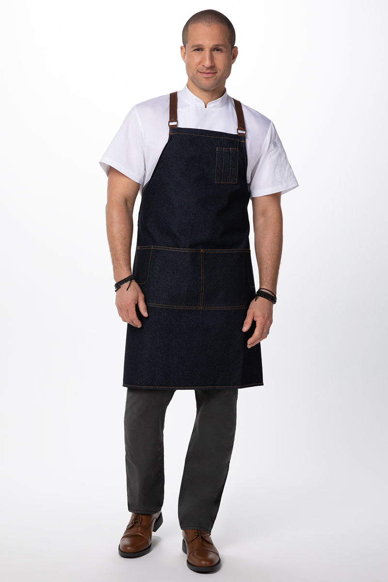 Chef Works - Memphis Denim Cross Back Apron - ACRS035