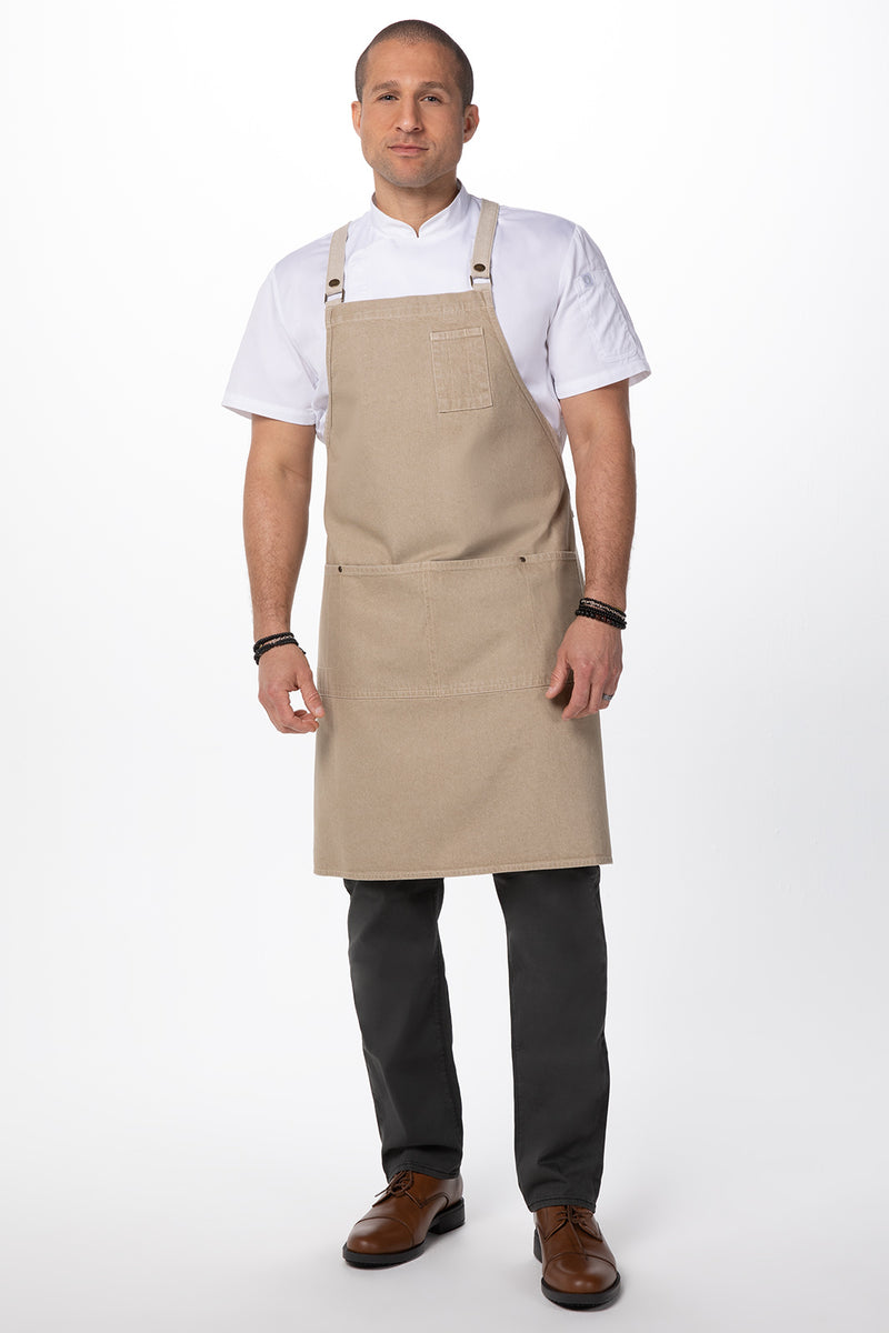 Chef Works - Austin Denim Cross Back Apron - ACRS056