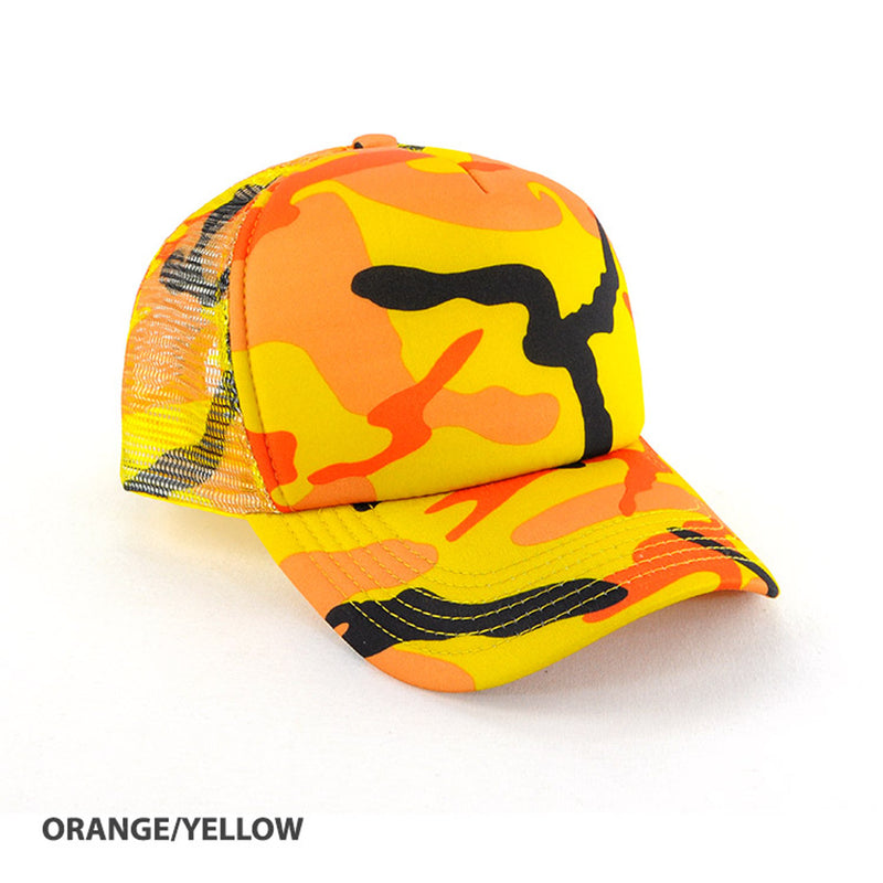 Grace Collection-AH296 Camouflage Trucker Mesh Cap