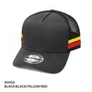 Grace Collection - AH456 - A-Frame Striped Trucker Cap