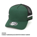 Grace Collection - AH458 Kids A-Frame Striped Trucker Cap
