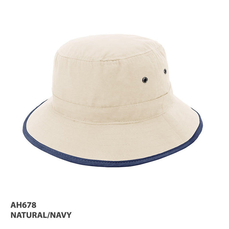 Grace Collection AH678/HE678 - Microfibre Bucket Hat