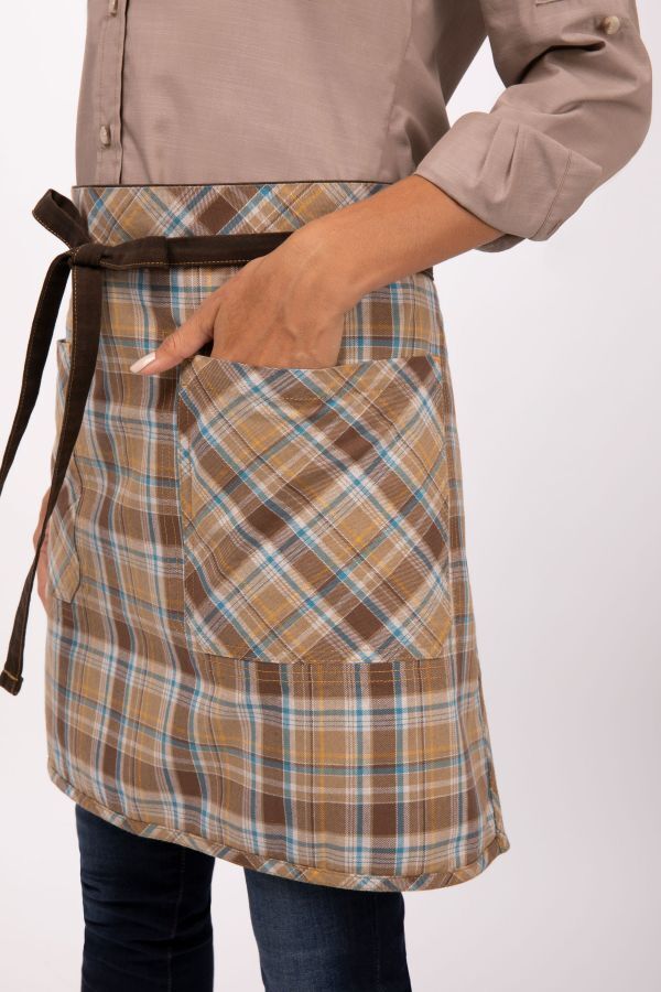 Chef Works - Olympia Half Bistro Apron - AHR01