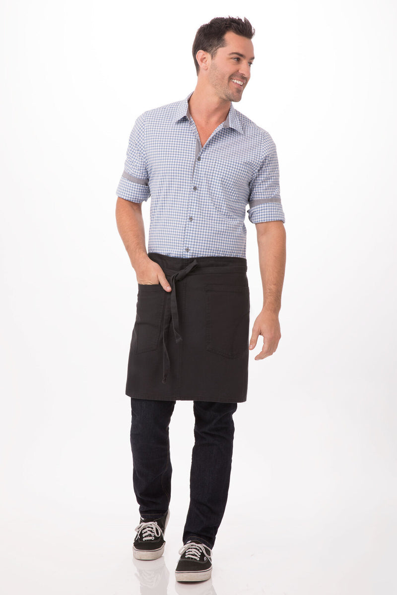 Chef Works - Rockford Half Bistro Apron - AHWKV013