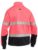 Bisley - Men's Taped Hi Vis Zip Front Fleece - BK6611T