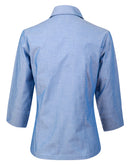 Winning Spirit-Ladies' Chambray 3/4 Sleeve-BS04