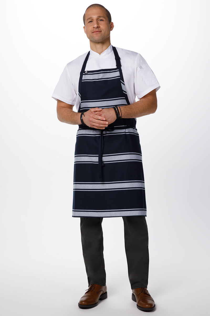 Chef Works - Butcher Stripe Bib Apron - BS