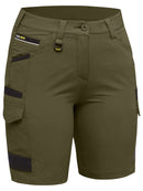 Bisley - Women's Flx & Move 4-way Stretch Zip Cargo Short - BSHL1332