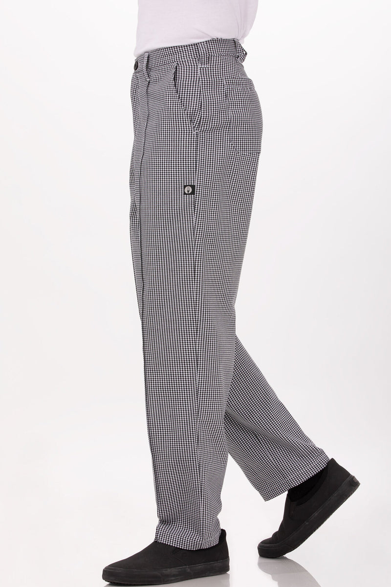 Chef Works - Basic Chef Pants - Small Check - BWCP