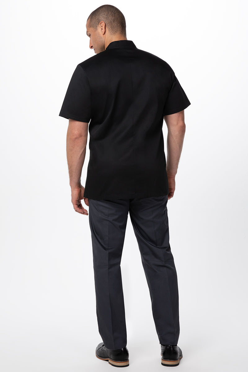 Chef Works - Canberra Basic Chef Jacket - Black - CBBS