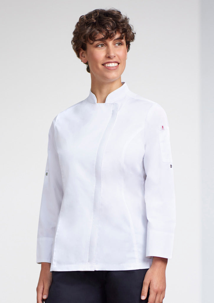 Biz Collection - Womens Alfresco Long Sleeve Chef Jacket -CH330LL