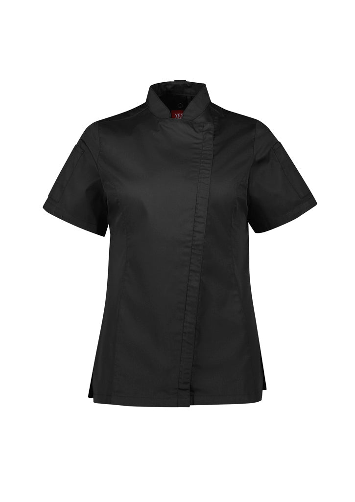 Biz Collection - Womens Alfresco Short Sleeve Chef Jacket - CH330LS