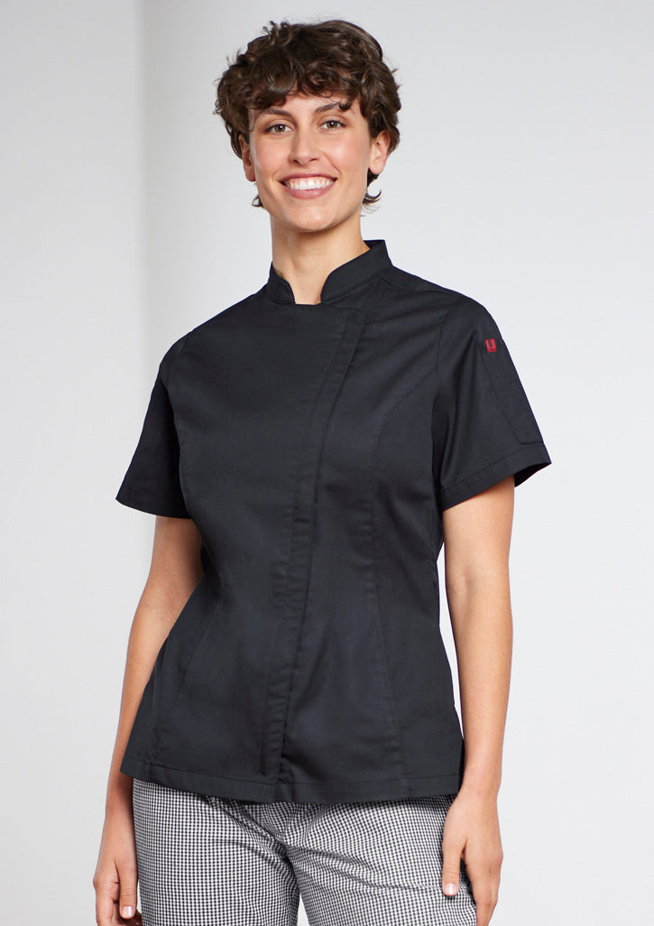 Biz Collection - Womens Alfresco Short Sleeve Chef Jacket - CH330LS