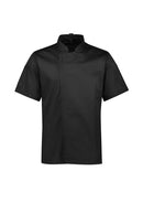 Biz Collection - Mens Alfresco Short Sleeve Chef Jacket - CH330MS