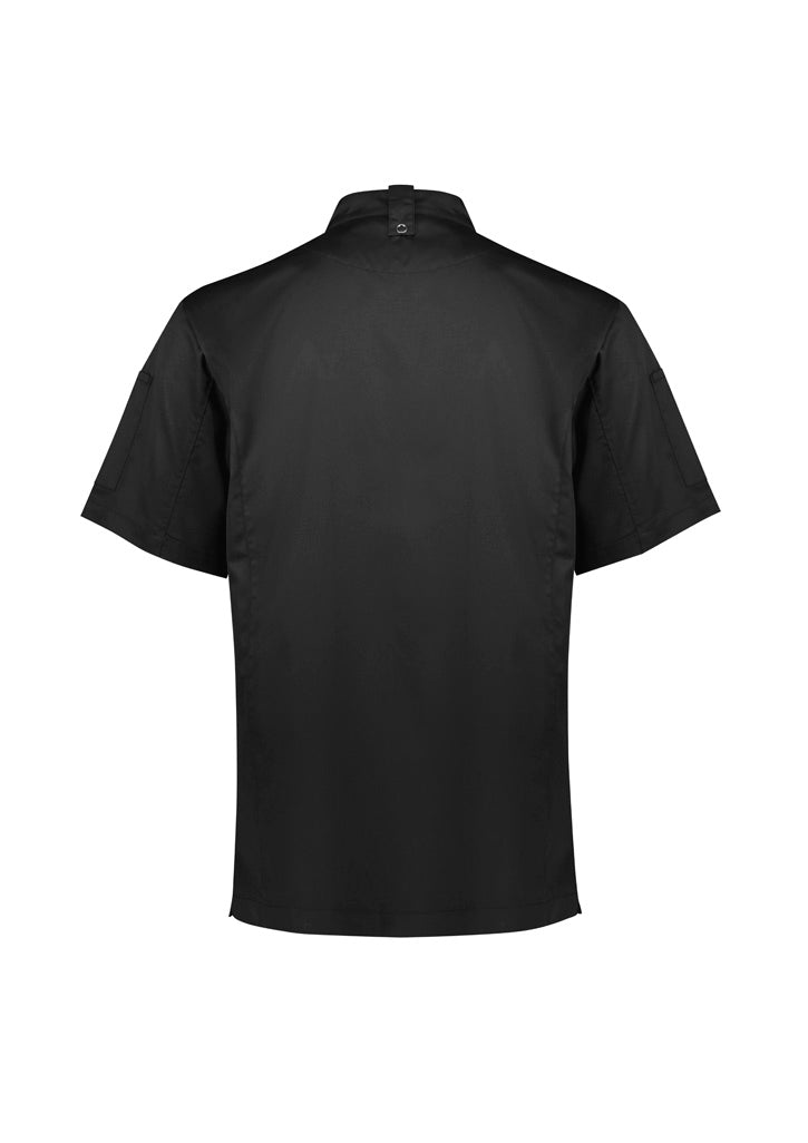 Biz Collection - Mens Alfresco Short Sleeve Chef Jacket - CH330MS