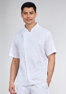 Biz Collection - Mens Alfresco Short Sleeve Chef Jacket - CH330MS