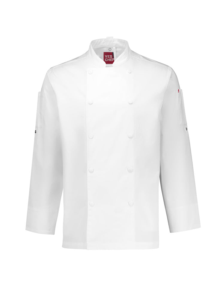 Biz Collection - Mens Gusto Long Sleeve Chef Jacket - CH430ML