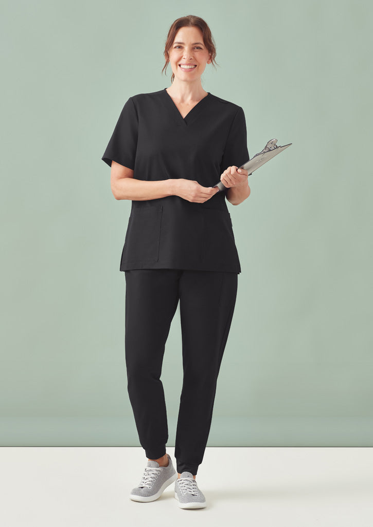 Biz Care - Womens Pulse V-Neck Scrub Top - CU543LS