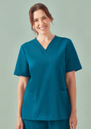 Biz Care - Womens Pulse V-Neck Scrub Top - CU543LS