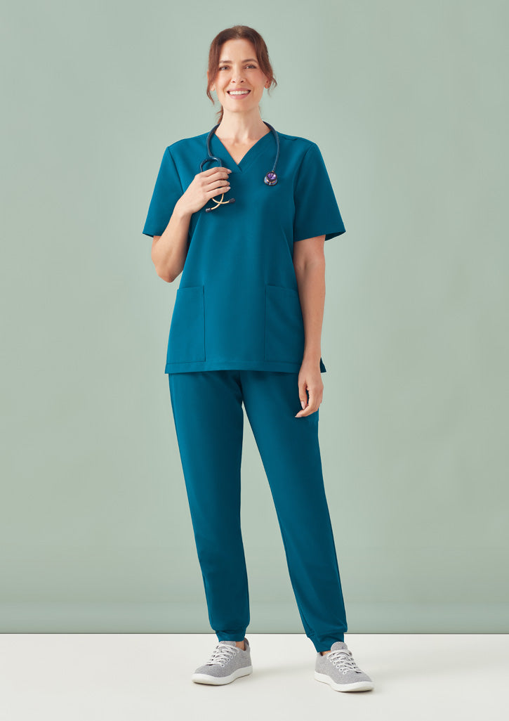 Biz Care - Womens Pulse V-Neck Scrub Top - CU543LS