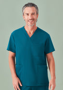 Biz Care - Unisex Pulse V-Neck Scrub Top - CU544US