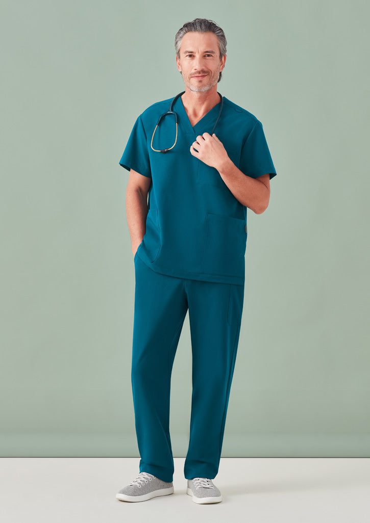 Biz Care - Unisex Pulse V-Neck Scrub Top - CU544US