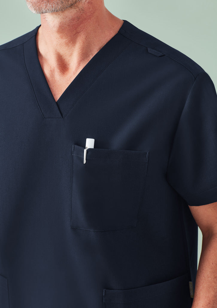 Biz Care - Unisex Pulse V-Neck Scrub Top - CU544US
