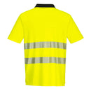 Portwest - DX412 - DX4 Hi-Vis Zip Polo Shirt S/S
