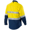 Rsea - Eleven Workwear AEROCOOL Spliced Hi-Vis Perforated 3M™ 'Hoop' Taped Shirt - E1370ST