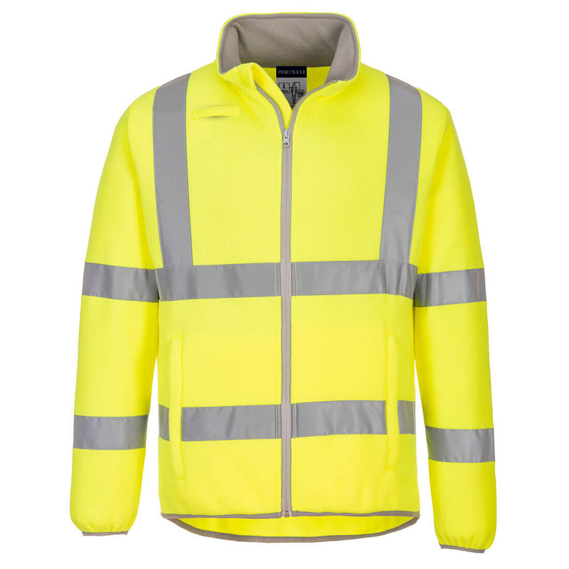 Portwest - EC70 - Eco Hi-Vis Polar Fleece Jacket Yellow