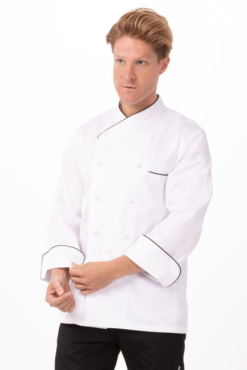 Chef Works - Monte Carlo Premium Cotton Chef Jacket - ECCB