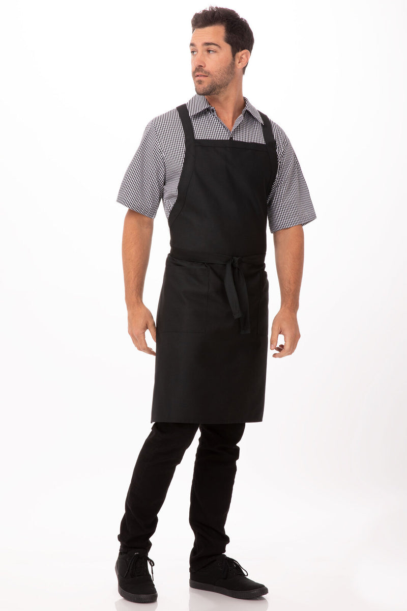 Chef Works - Cross-Back Bib Apron - F35